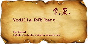 Vodilla Róbert névjegykártya